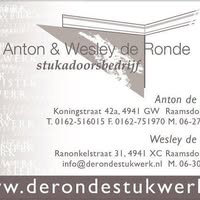 Stukadoors bedrijf de Ronde