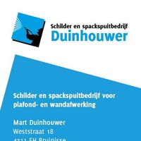 Schilder en spack spuit bedrijf Duinhouwer